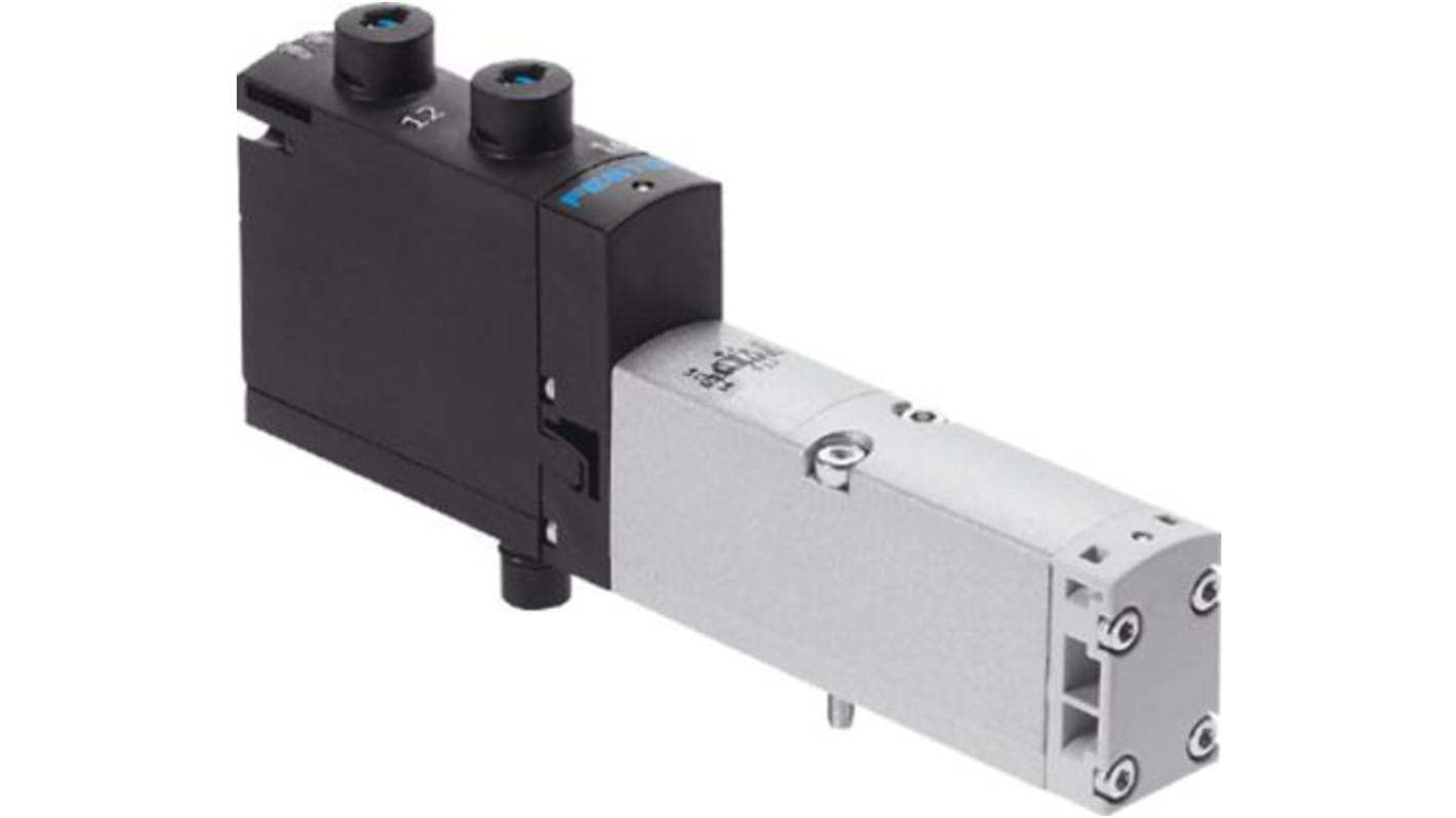 Festo 2x3/2 Open/Closed, Monostable Solenoid Valve - Electrical VSVA-B-T32H-AZD-A2-1T1L Series, 539180