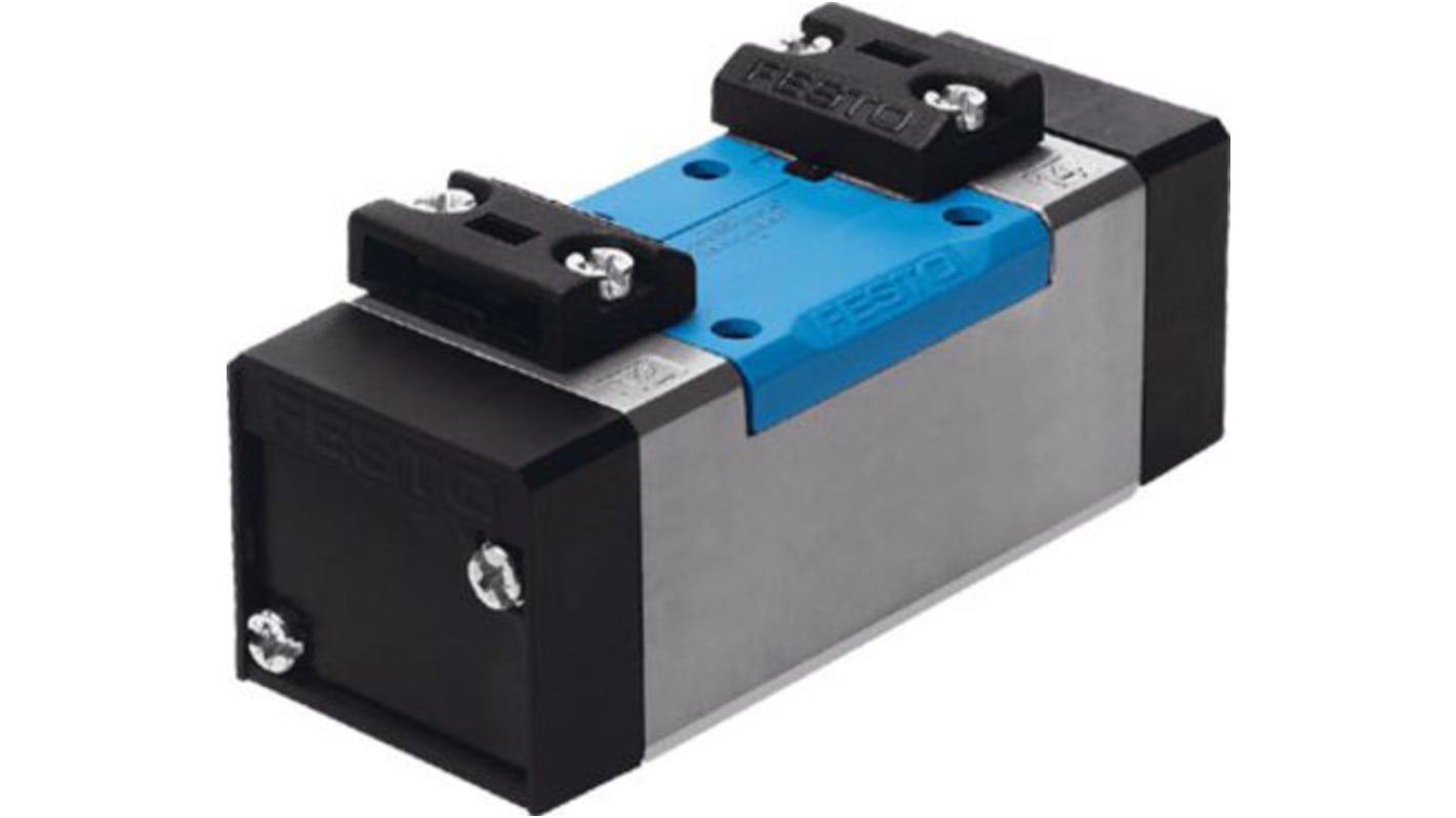 Festo 5/3 pressurised Pneumatic Solenoid Valve - Pneumatic VL-5/3B-D-1-C Series, 151012