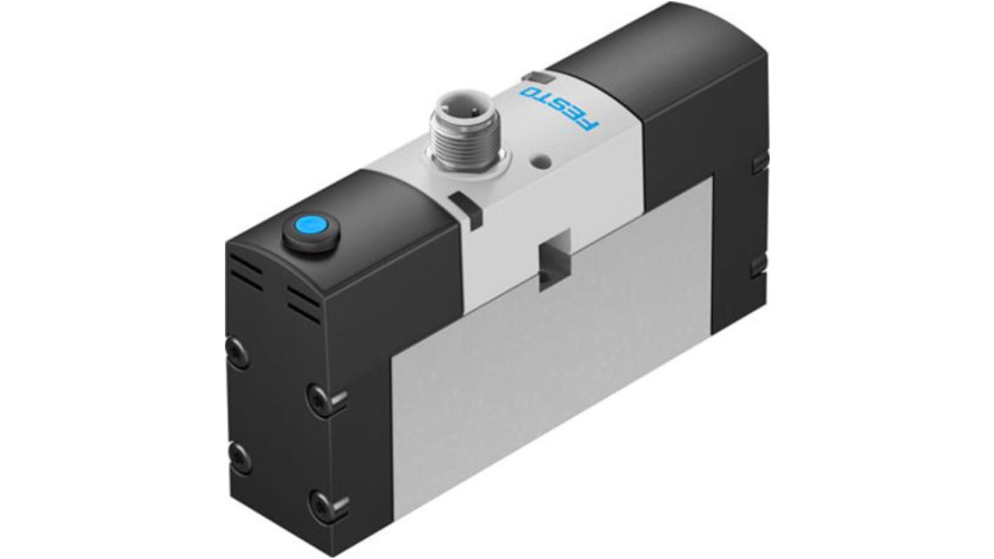 Válvula de solenoide Festo, Serie VSVA-B-M52-MH-A1-1R5L, Función 5/2 Monostable, Sistemas eléctricos