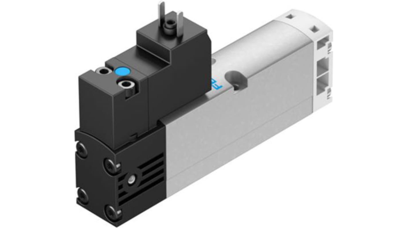 Válvula de solenoide Festo, Serie VSVA-B-M52-MZH-A2-1C1, Función 5/2 Monostable, Sistemas eléctricos