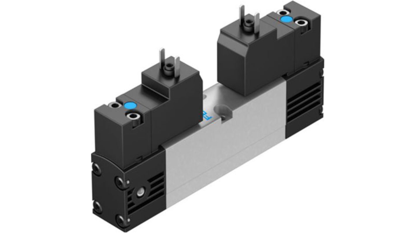 Elettrovalvola a Solenoide Festo, funzione 2x3/2 Open/Closed, Monostable, azionamento Elettrico