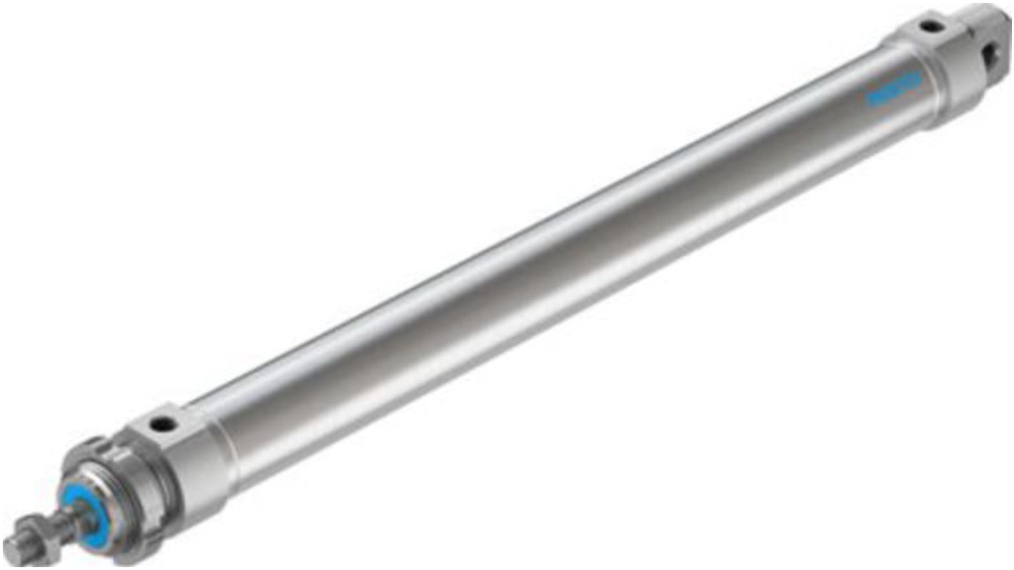 Festo Pneumatic Roundline Cylinder - 196029, 32mm Bore, 320mm Stroke, DSNU Series, Double Acting