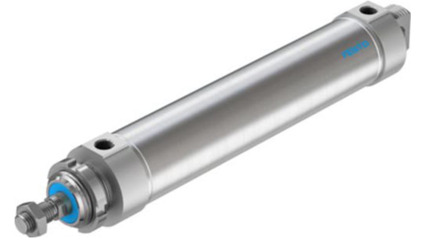 Festo Pneumatic Roundline Cylinder - 559333, 63mm Bore, 250mm Stroke, DSNU Series, Double Acting
