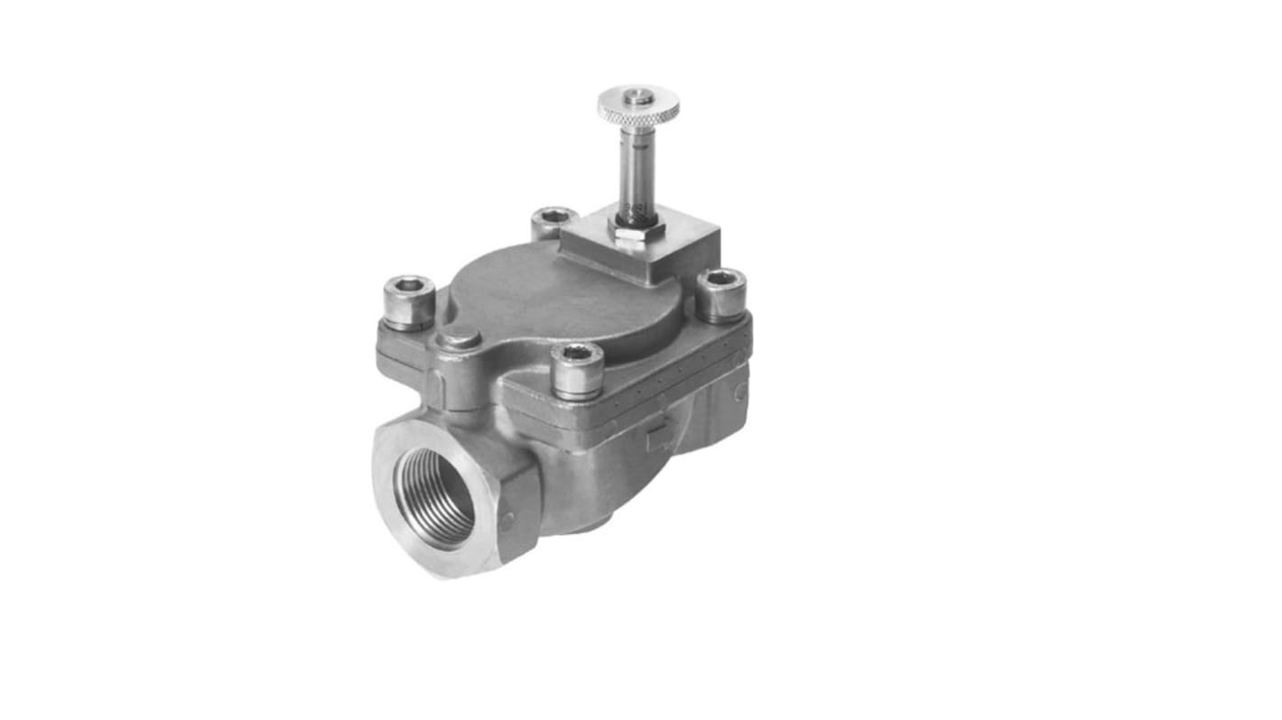 Festo 2/2 Closed, Monostable Solenoid Valve - Electrical VZWM-L-M22C-G114-F5-R1 Series, 546167