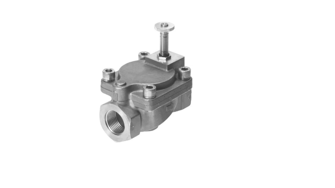 Festo 2/2 Closed, Monostable Solenoid Valve - Electrical VZWM-L-M22C-G112-F5-R1 Series, 546168