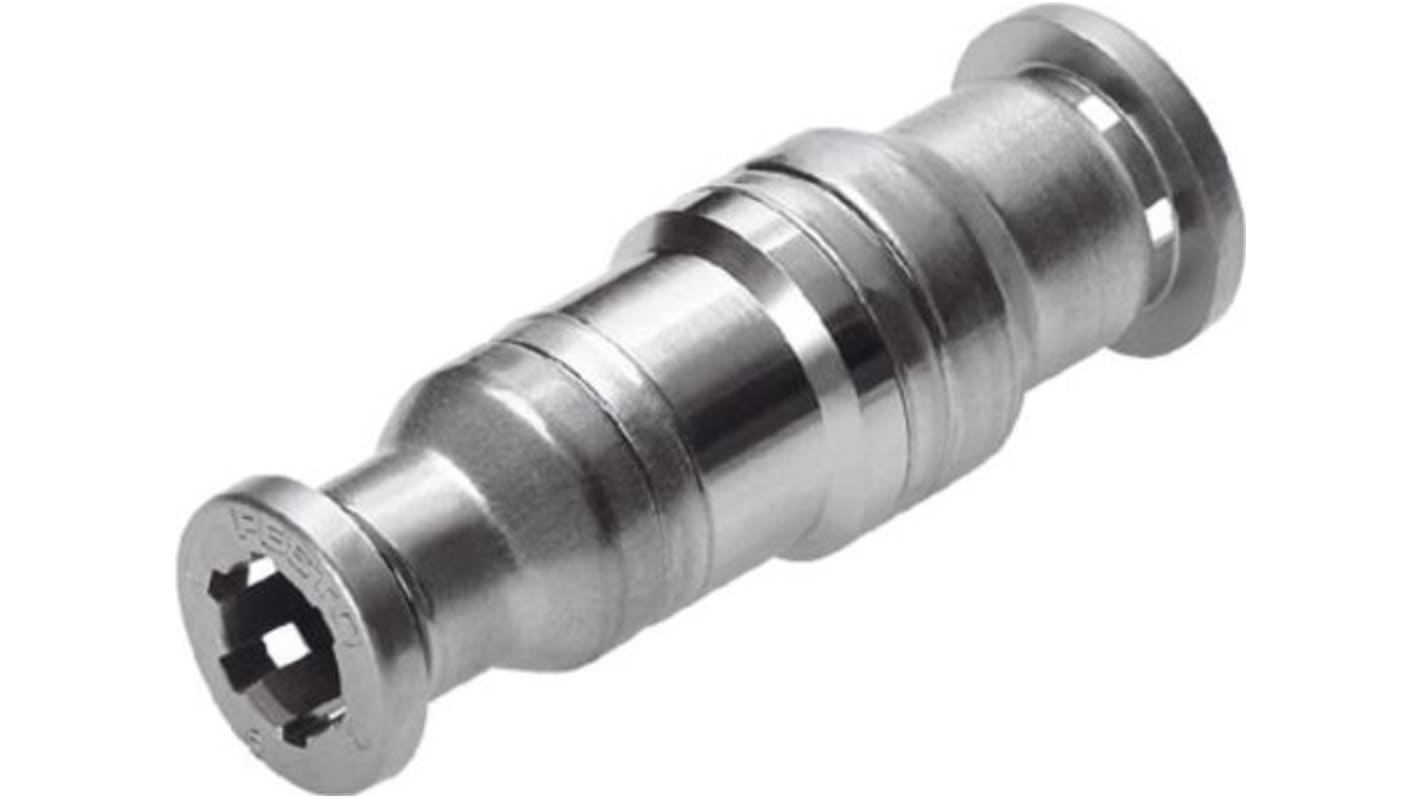 Festo CRQS Series Reducer Nipple, Push In 10 mm to Push In 8 mm, Tube-to-Tube Connection Style, 130653