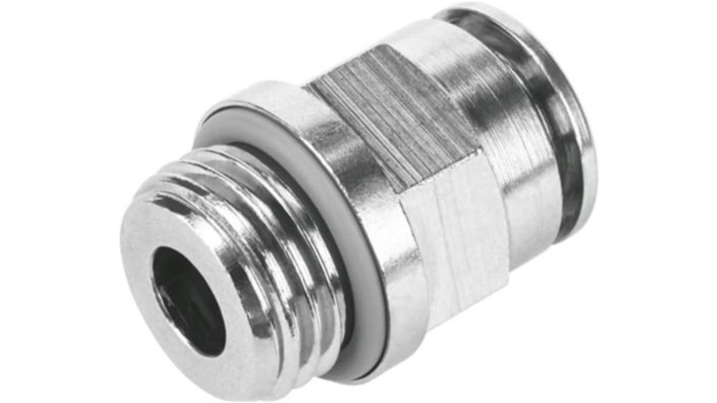 Festo Straight Threaded Adaptor, M7 Male to Push In 6 mm, Threaded-to-Tube Connection Style, 578337