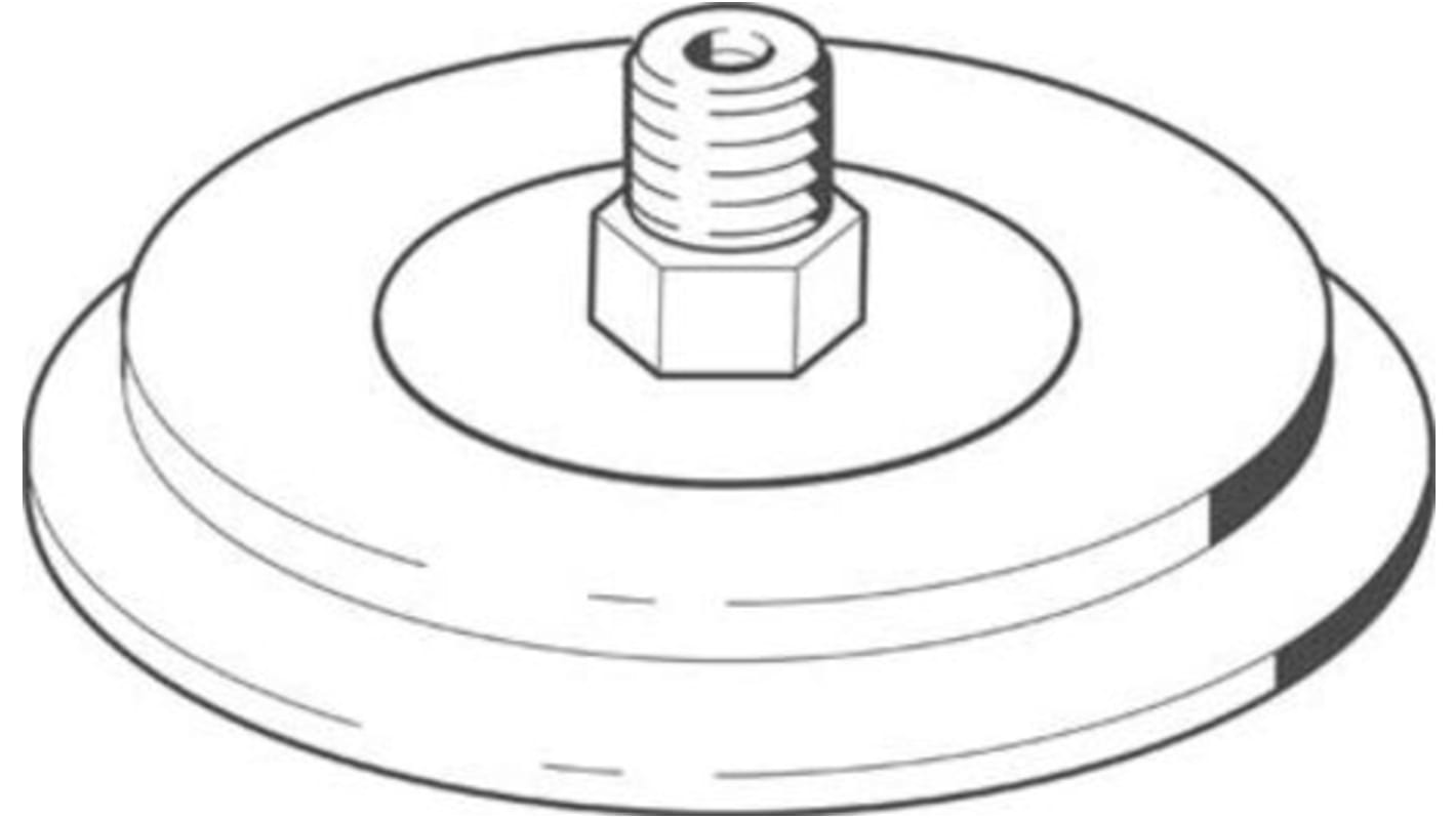 Ventosa Festo VAS-100-1/4-PUR-B, Plano PUR