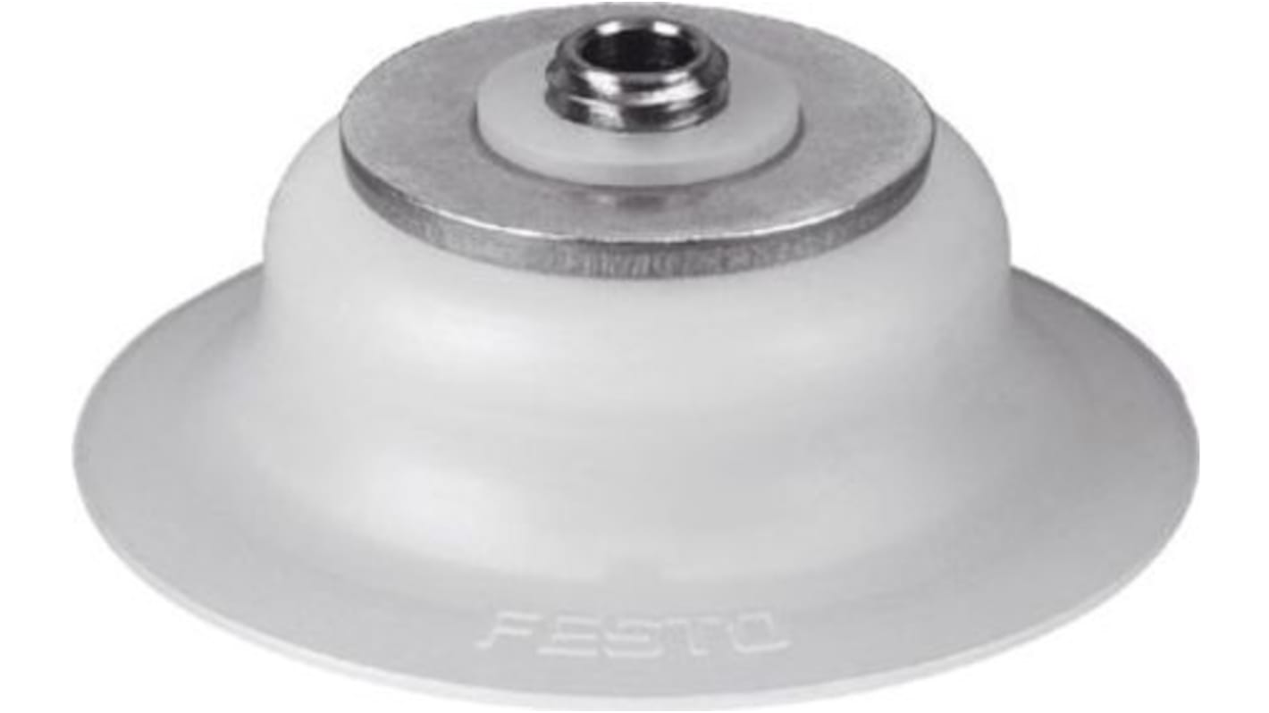 Ventosa Festo ESS-50-SS, piastra piatta, Ø 50mm, forza di tenuta 105.8N, Silicone