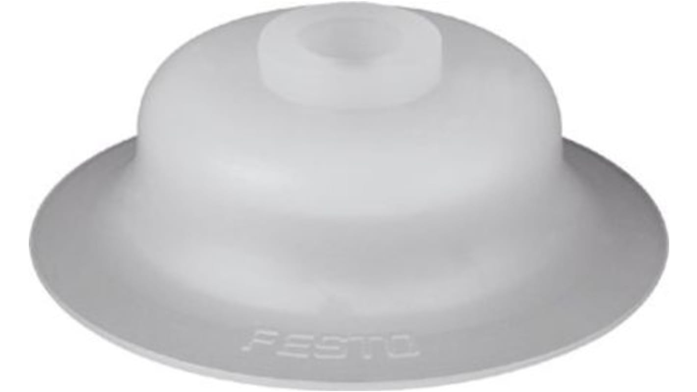 Ventosa Festo ESV-20-SS, piastra piatta, Ø 20mm, forza di tenuta 16.3N, Silicone