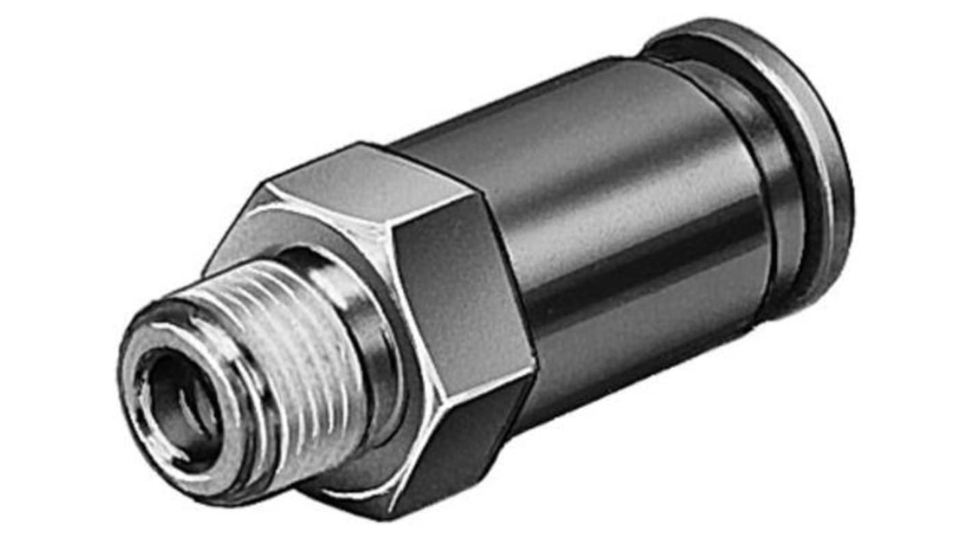 Festo HB-1/4-QS-8 Non Return Valve, 8mm Tube Inlet, R 1/4 Male Outlet, R1/4 Tube Outlet, -1 to10bar