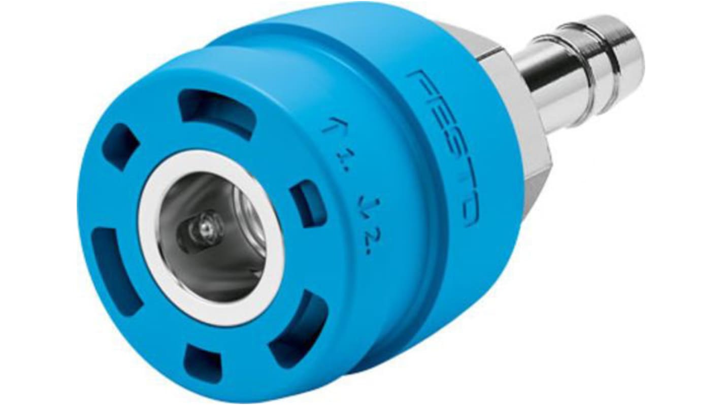 NPHSD6PBC9 Festo Brass Pneumatic Quick Connect Coupling, 9mm Hose