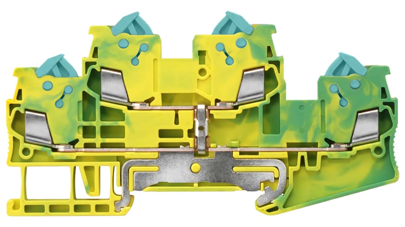 Siemens 2-Polet Jordklemrække, 24 → 16 AWG