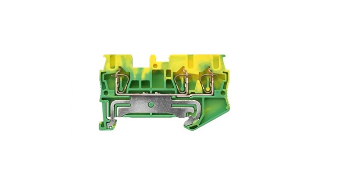 Siemens 1-Way Earth Terminal Block, 0.08 to 2.5mm², 28 → 14 AWG Wire, Spring