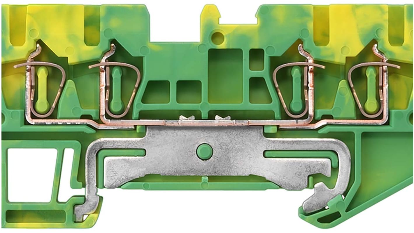 Siemens Schutzleiterklemme, 1-polig, Feder-Anschluss, 28 → 14 AWG, 0.08 to 2.5mm²