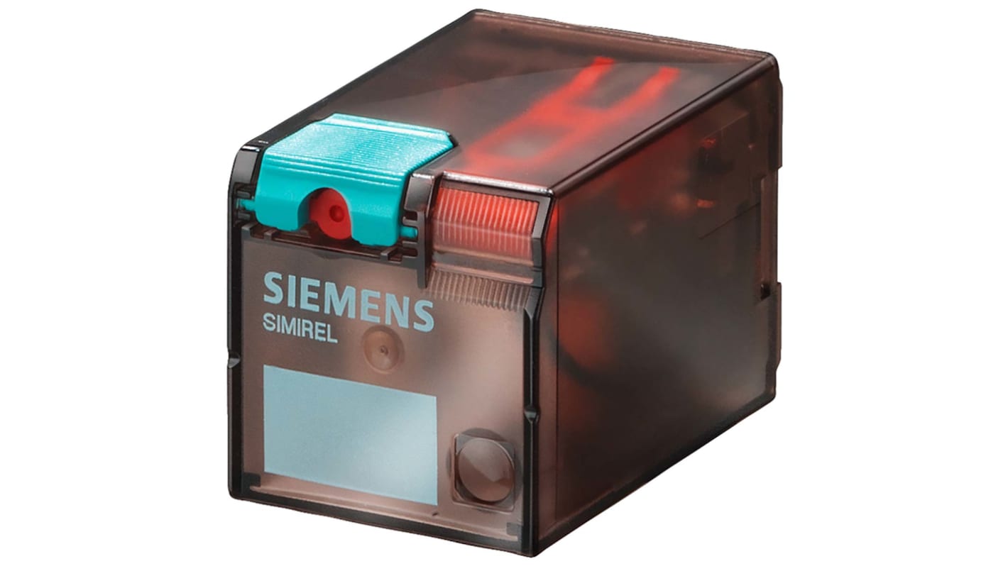 Siemens パワーリレー 24V dc, 3c接点 プラグイン タイプ