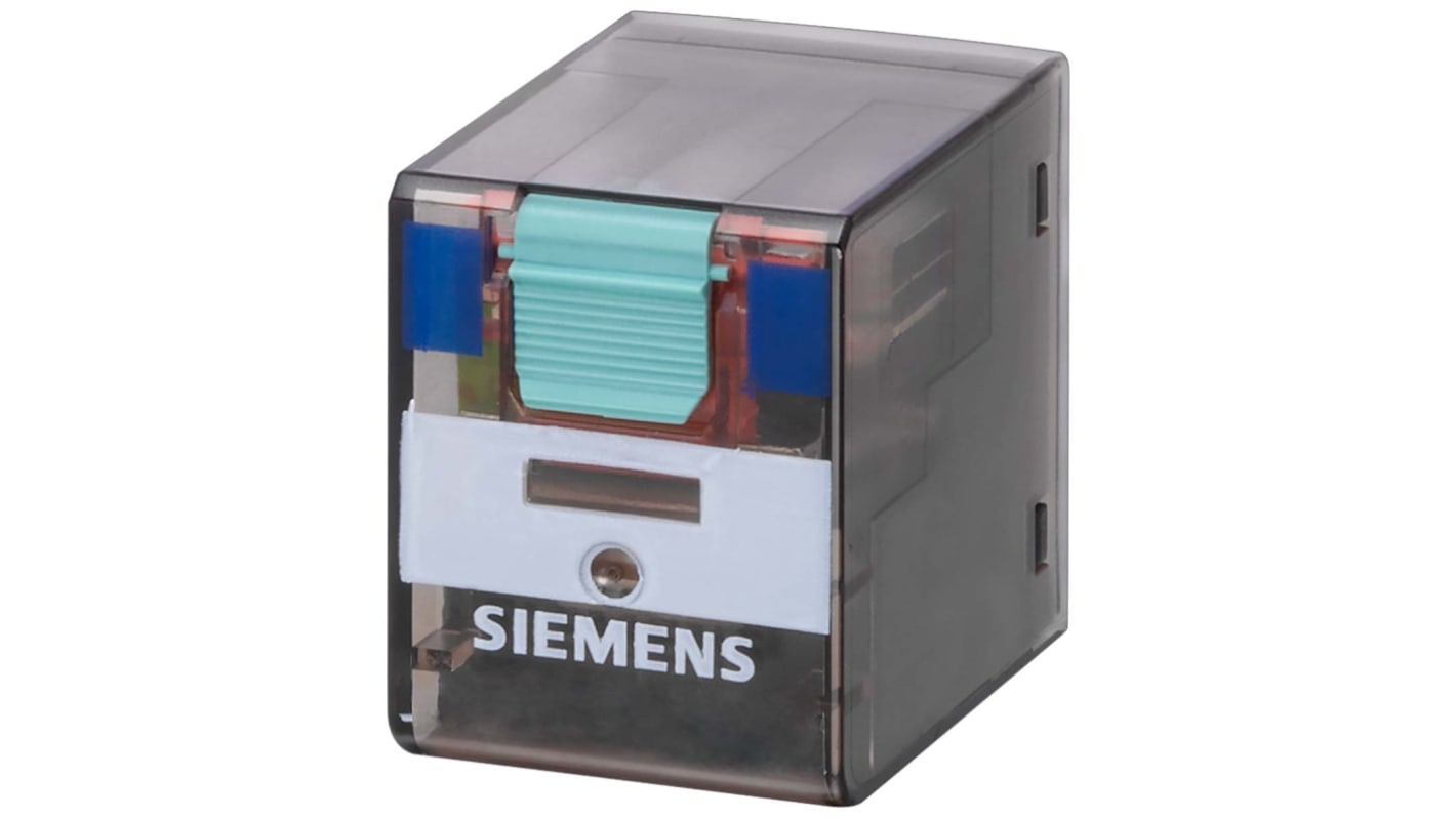 Relè di potenza Siemens serie LZX, 3PDT, bobina 24V cc, A innesto