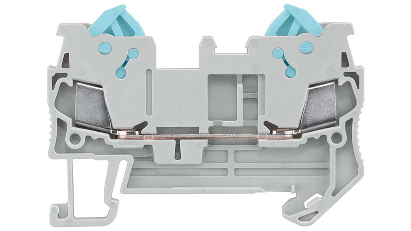 Morsetto per guida DIN senza fusibile Siemens, Grigio, 17.5A