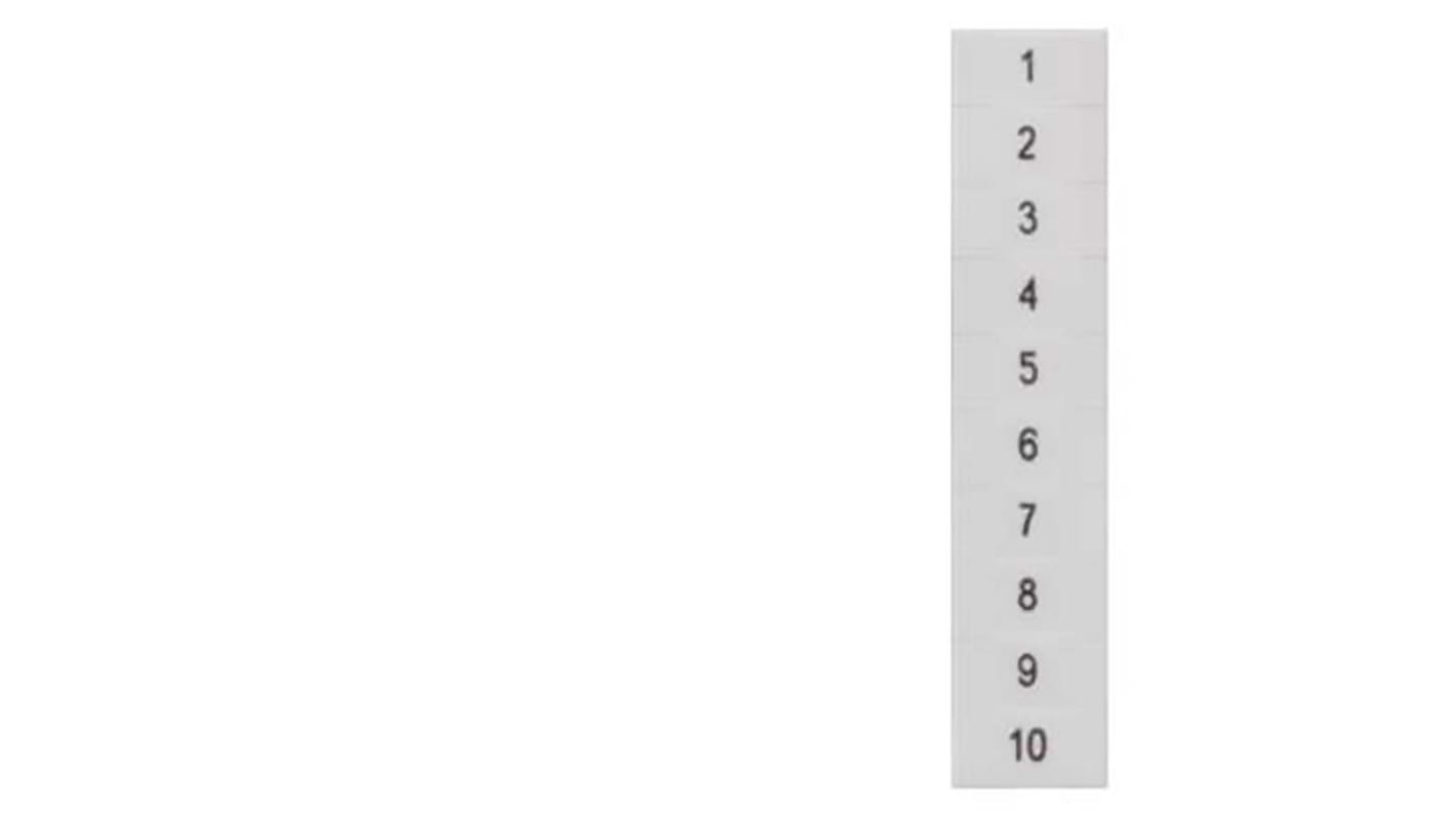 Jelölőlap 8WH8140-2AB25; 8WA, Felirat Tápcsatlakozó