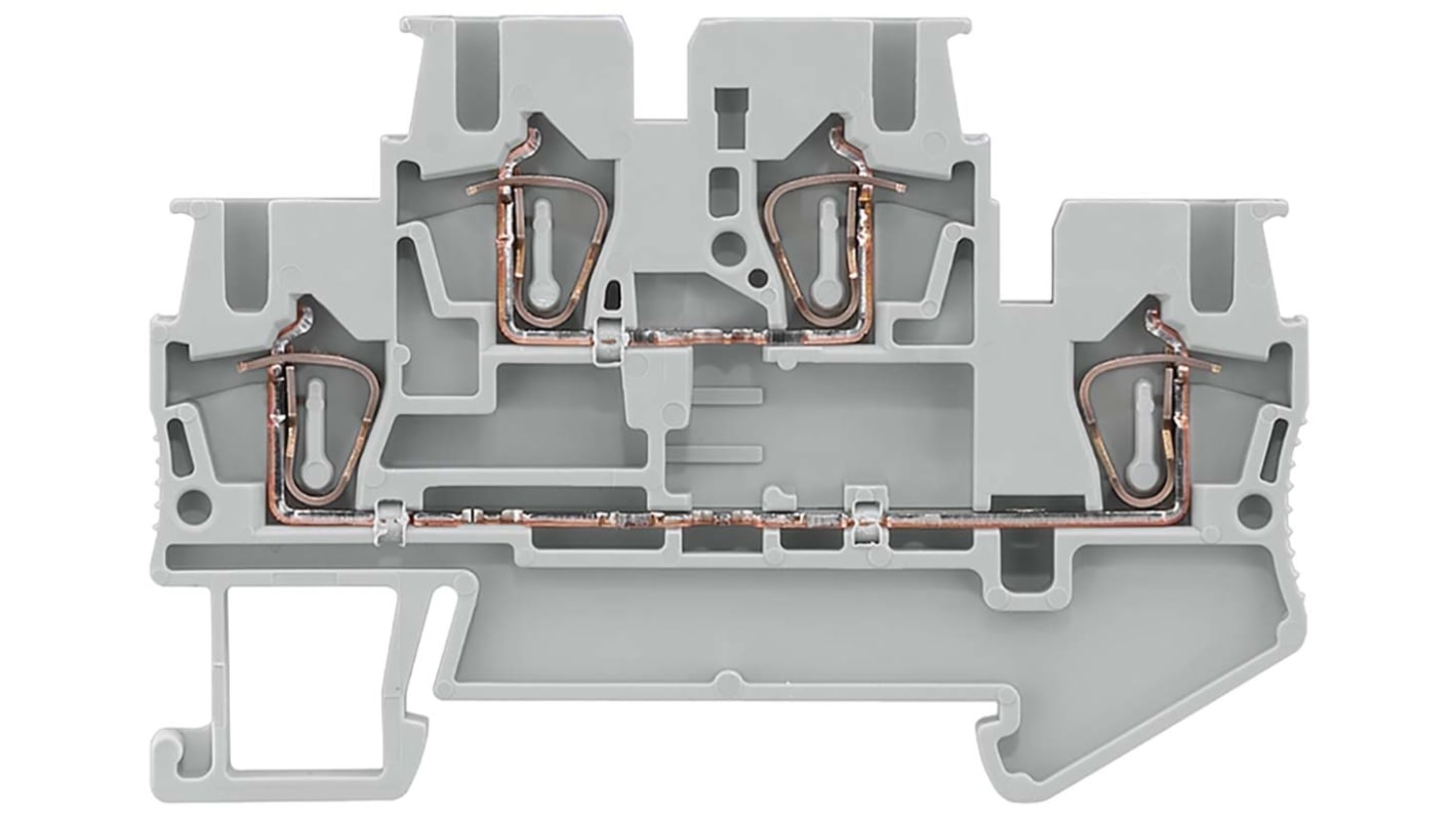 Siemens ヒューズ無しDINレール端子 スプリングクランプ, 26A, 8WH2020-0AF00