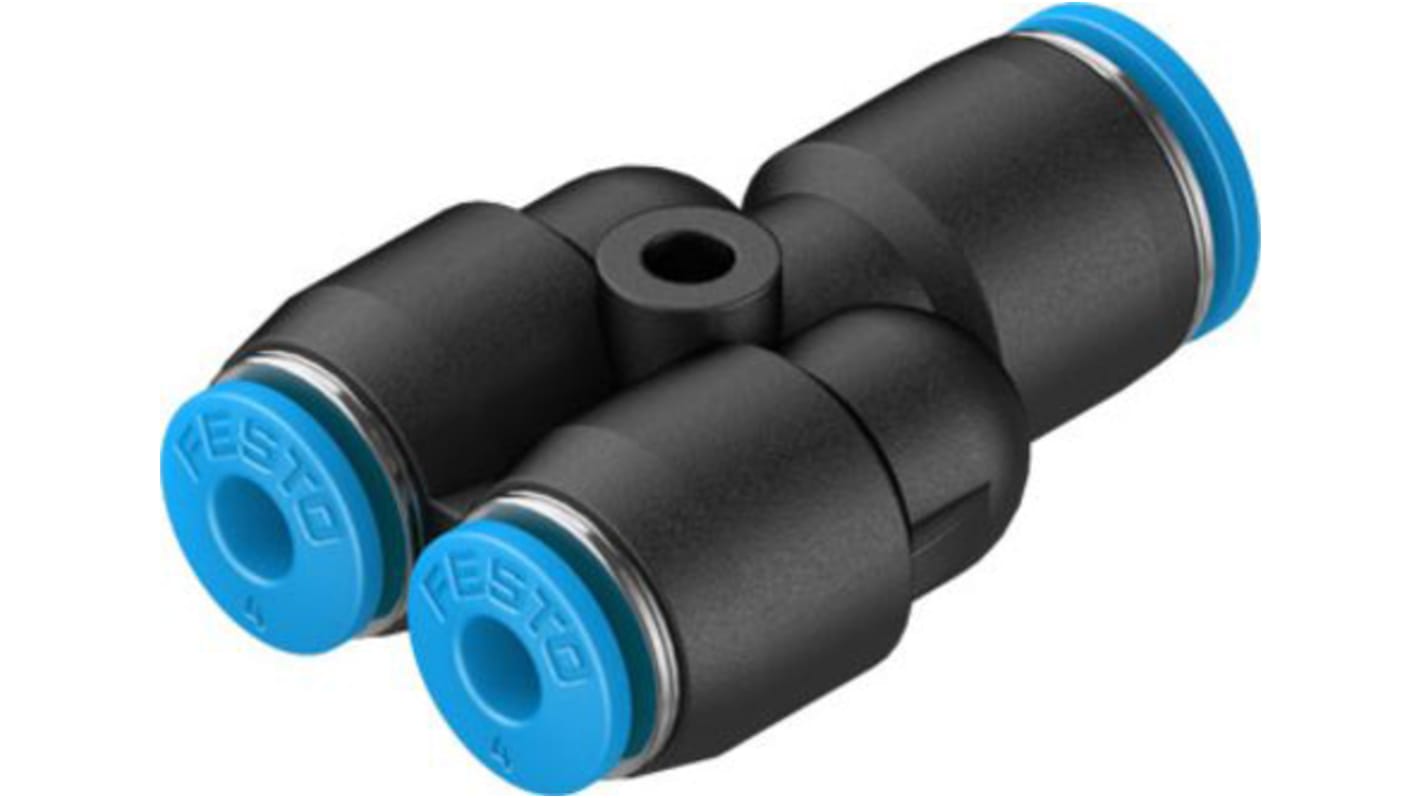 QSY64100 Racor neumático Festo QSY, Adaptador de tubo a tubo en Y, con. A Encaje a presión