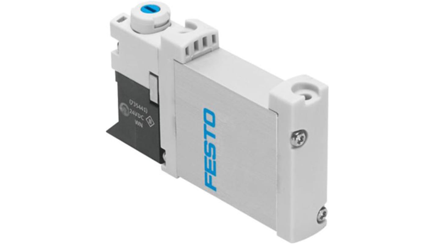 Elettrovalvola a Solenoide Festo, funzione 5/2 Monostable, azionamento Elettrico