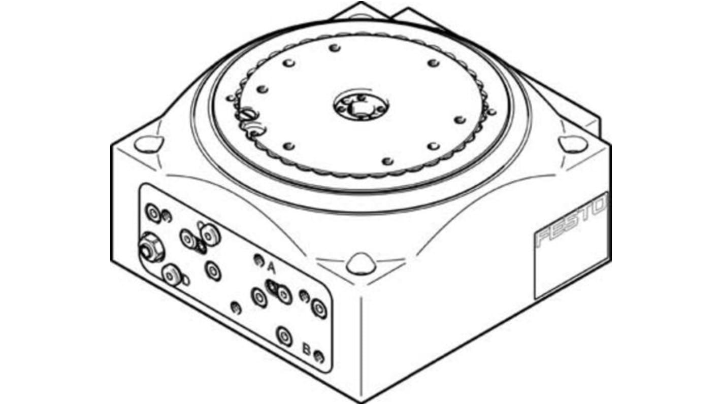 Actuador giratorio neumático Festo, DHTG-90-6-A, <= 0.03°