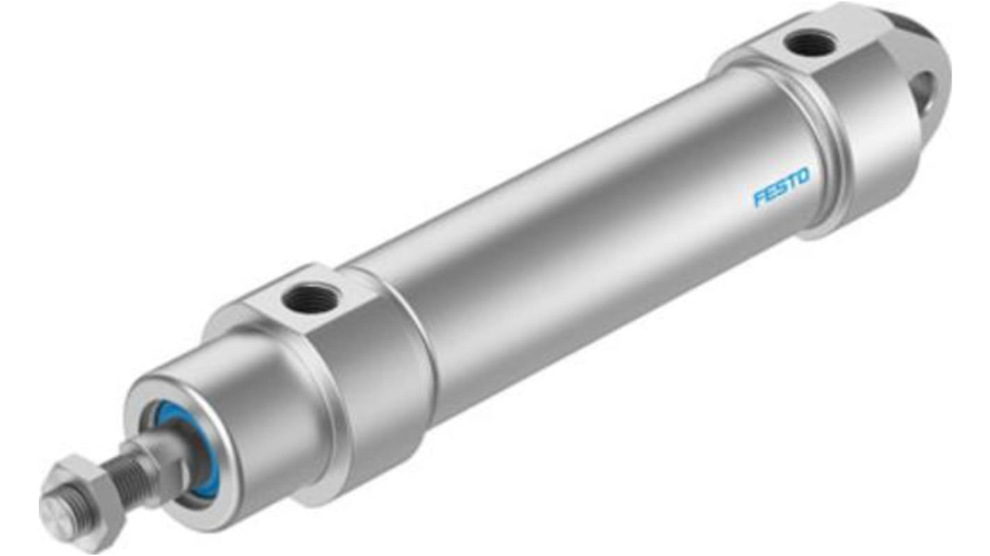 Festo Pneumatic Roundline Cylinder - 8073984, 40mm Bore, 100mm Stroke, CRDSNU Series, Double Acting