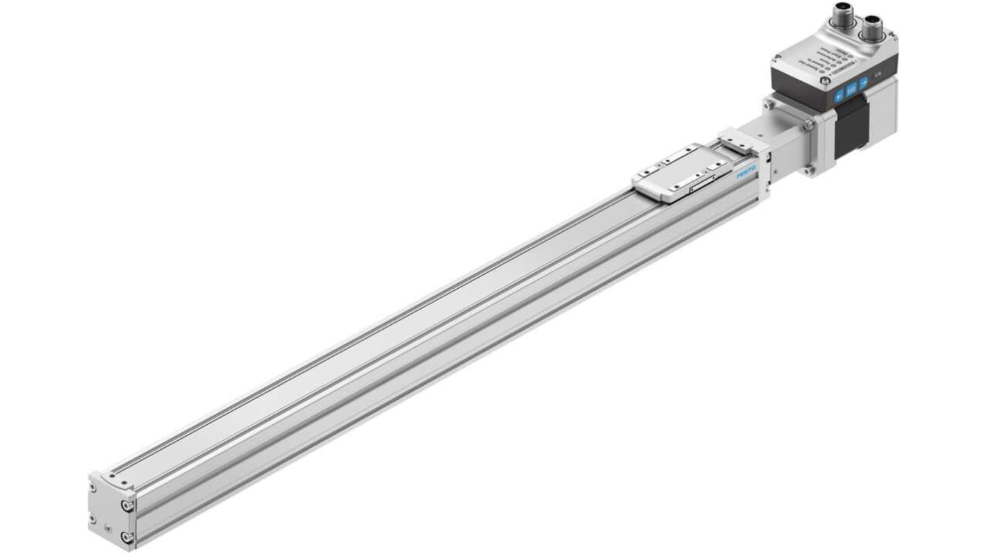 Actuador lineal eléctrico Festo ELGS, 100% ciclo de trabajo 300N, 24V dc, 40N, 0.18 m/s, 0.18mm