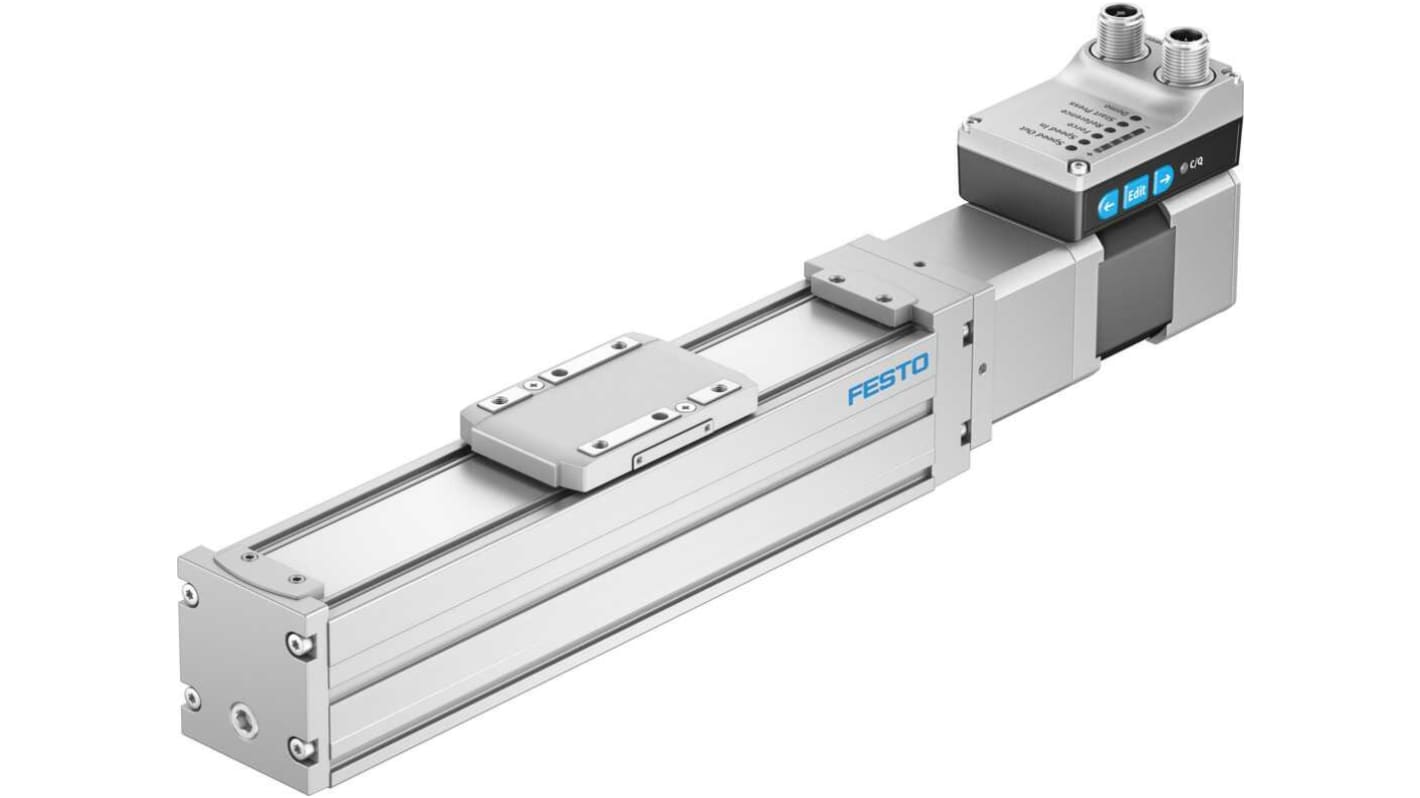 Actionneur linéaire électrique, Festo, Cycle 100%, 24V c.c. 300N, 100N, 250mm/s, 500mm, série ELGS