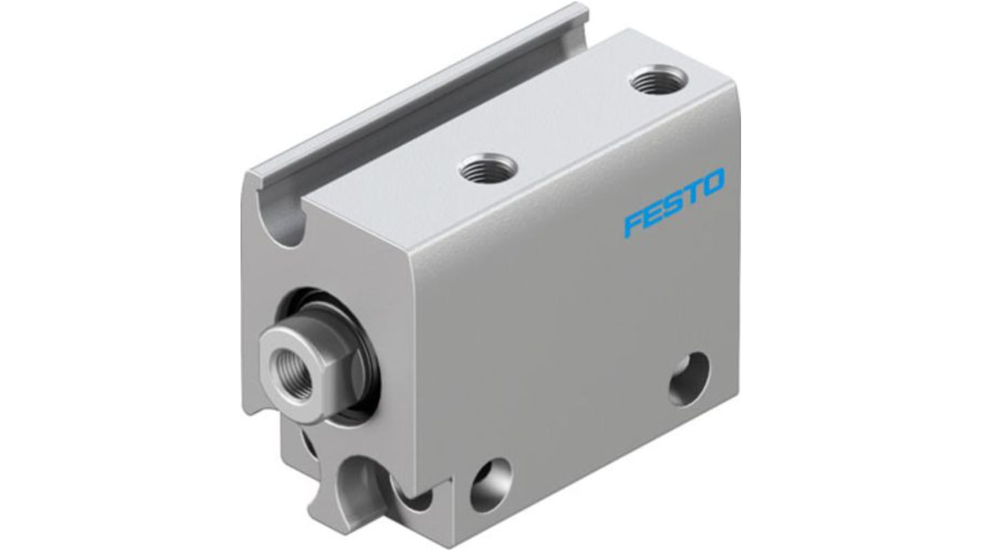 Festo Pneumatic Compact Cylinder - 4887524, 10mm Bore, 10mm Stroke, ADN Series, Double Acting