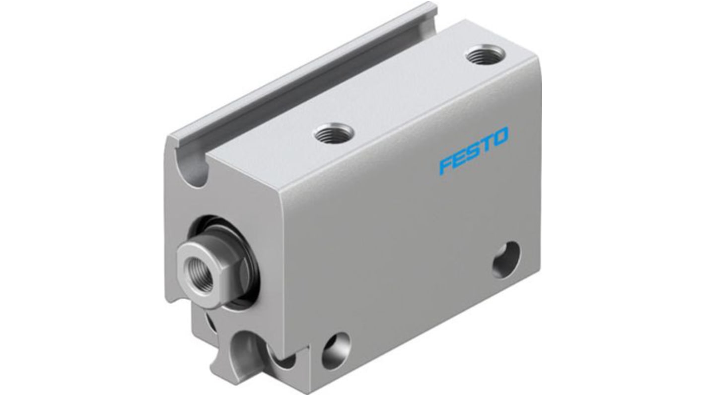 Cilindro pneumatico compatto Festo ADN 5177085, Doppio effetto, foro da 10mm, corsa 10mm