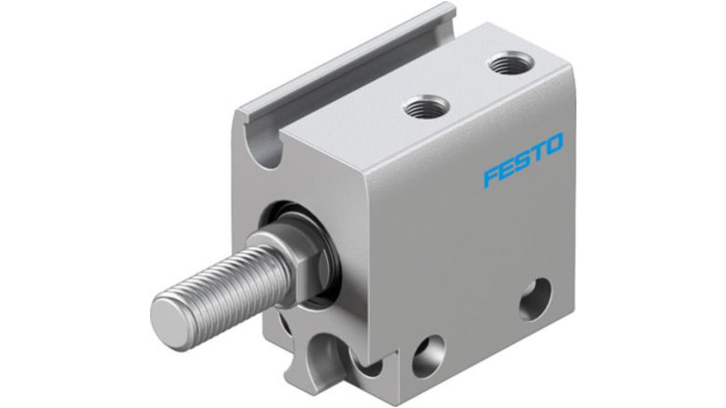 Festo ADN 8080589 Pneumatik-Kompaktzylinder doppeltwirkend, Bohrung Ø 10mm / Hub 5mm