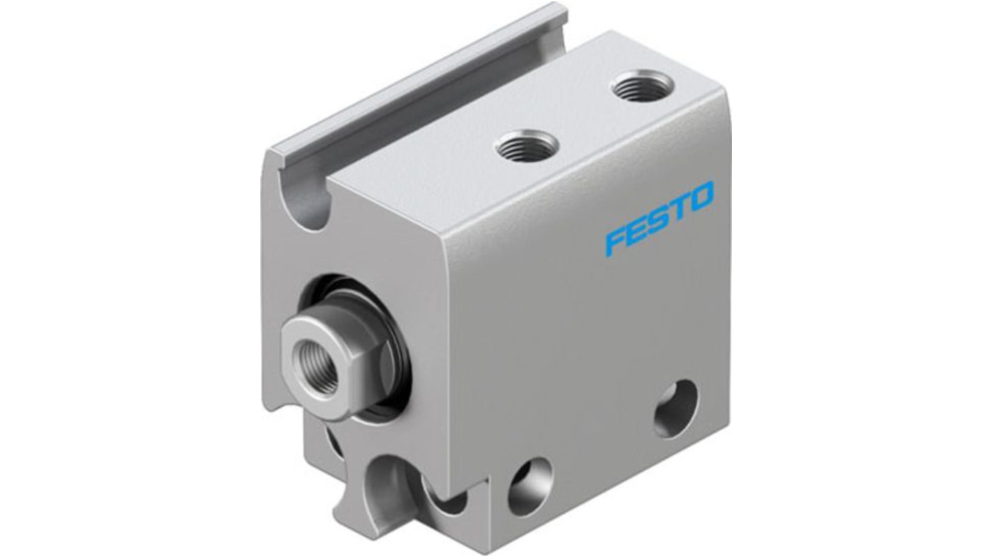 Festo Pneumatic Compact Cylinder - 4887523, 10mm Bore, 5mm Stroke, ADN Series, Double Acting