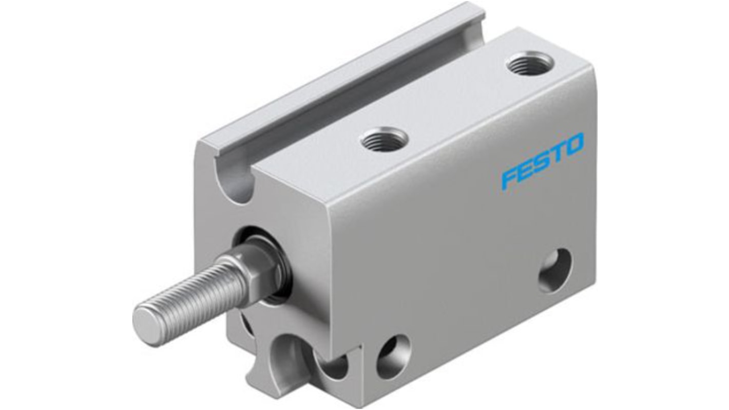 Festo ADN 8080596 Pneumatik-Kompaktzylinder doppeltwirkend, Bohrung Ø 6mm / Hub 10mm