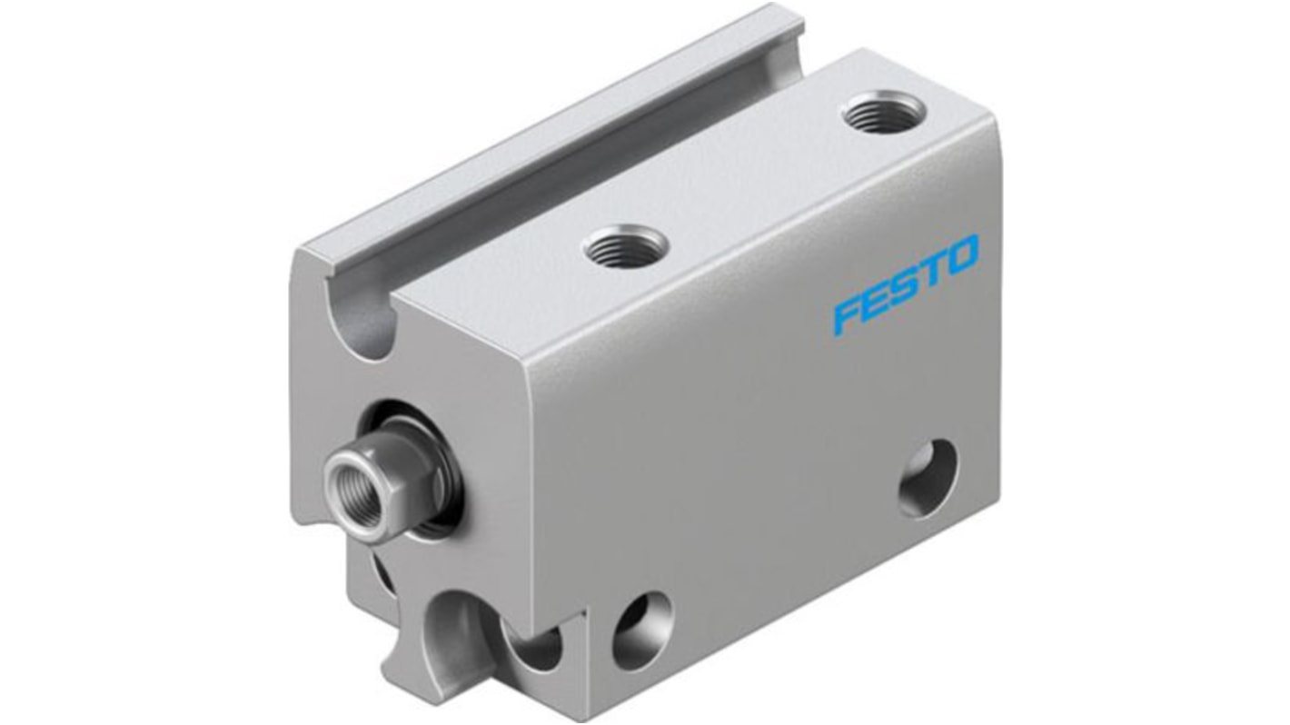 Festo Pneumatic Compact Cylinder - 4886886, 6mm Bore, 10mm Stroke, ADN Series, Double Acting