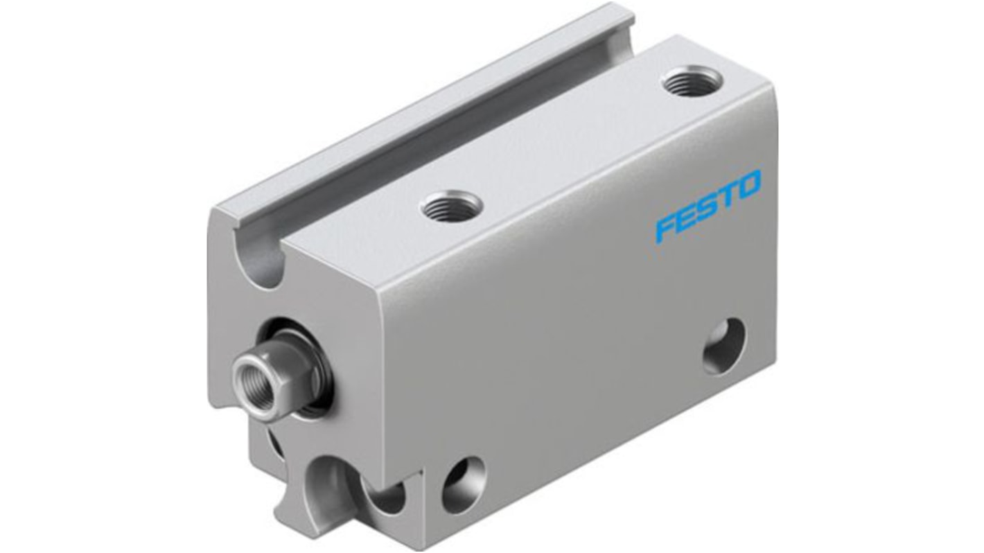 Cilindro pneumatico compatto Festo ADN 5173733, Doppio effetto, foro da 6mm, corsa 10mm