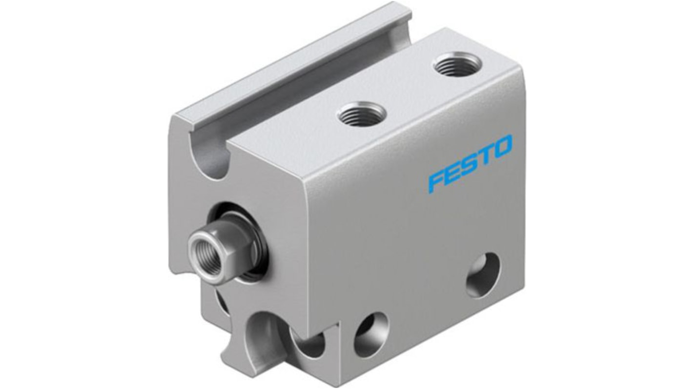 Festo Pneumatic Compact Cylinder - 4886885, 6mm Bore, 5mm Stroke, ADN Series, Double Acting