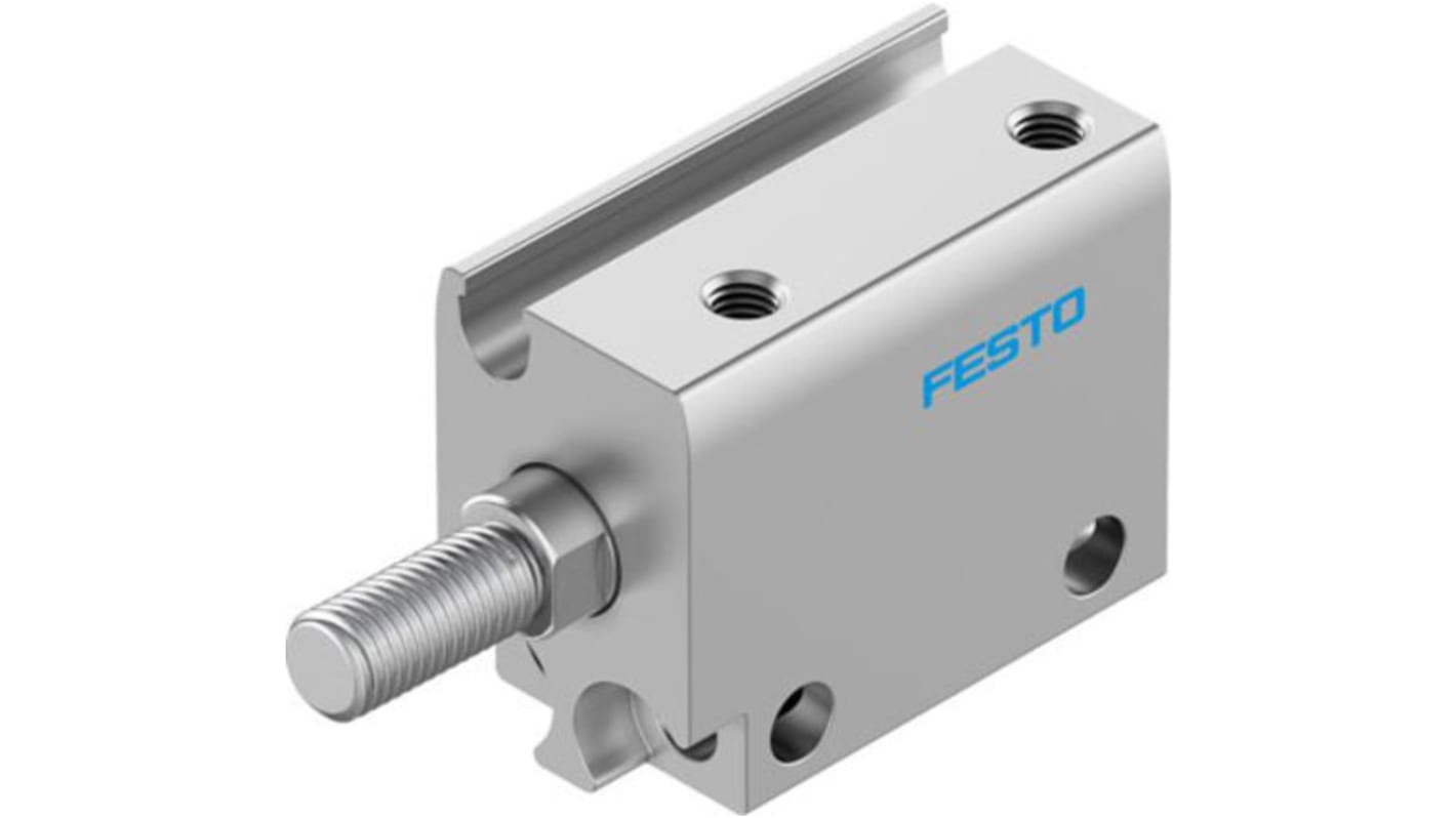 Festo Pneumatic Compact Cylinder - 8080586, 10mm Bore, 10mm Stroke, AEN Series, Single Acting