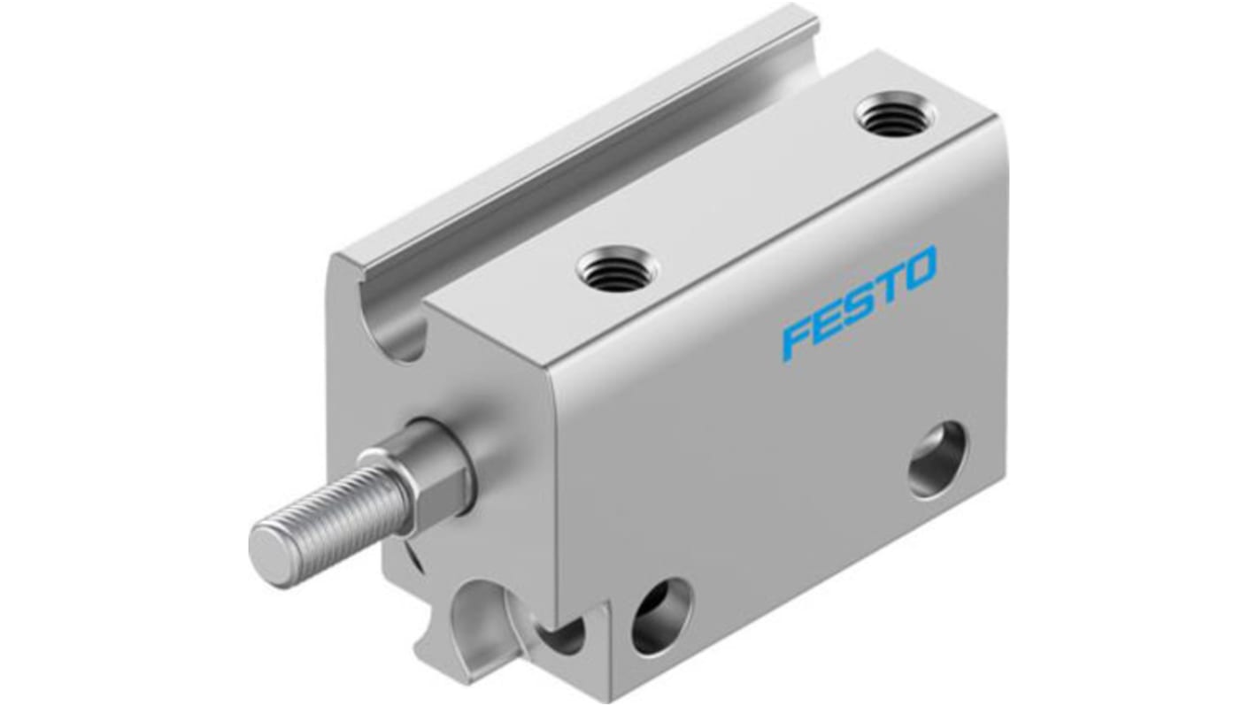 Festo Pneumatic Compact Cylinder - 8080594, 6mm Bore, 10mm Stroke, AEN Series, Single Acting