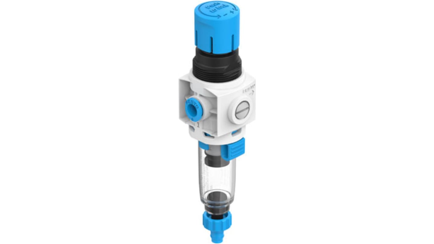 Festo Pneumatic Regulator - 0.5bar to 7bar, 6 mm, 8bar max. input, 8086646