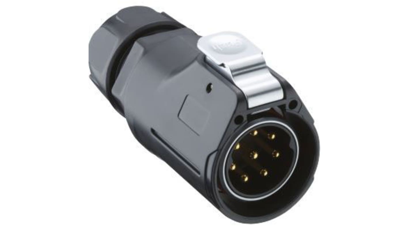 Lumberg Circular Connector, 8 Contacts, Cable Mount, Plug, IP67, 02 Series
