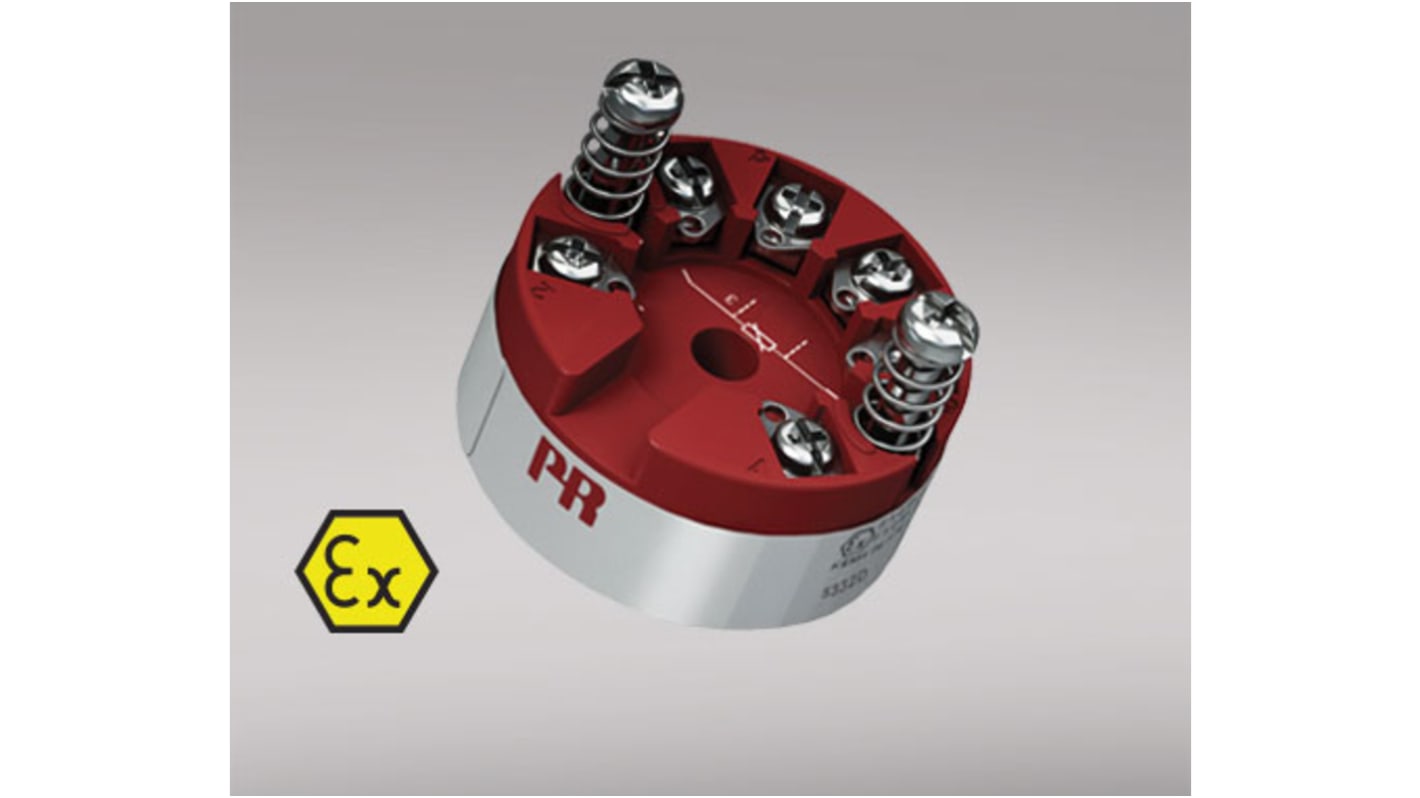 PR Electronics Temperaturtransmitter, Type: Ohm, RTD, 7,2 V, 35 V., Temperaturindgang -40°C til 85°C