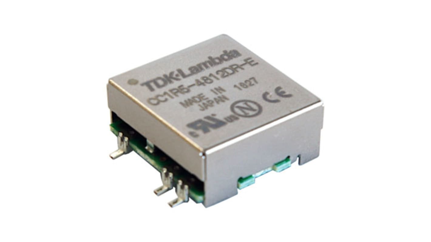 Convertisseur DC-DC TDK-Lambda, CC-E, Montage traversant, 1.5W, 1 sortie, 3.3V c.c., 0.4A