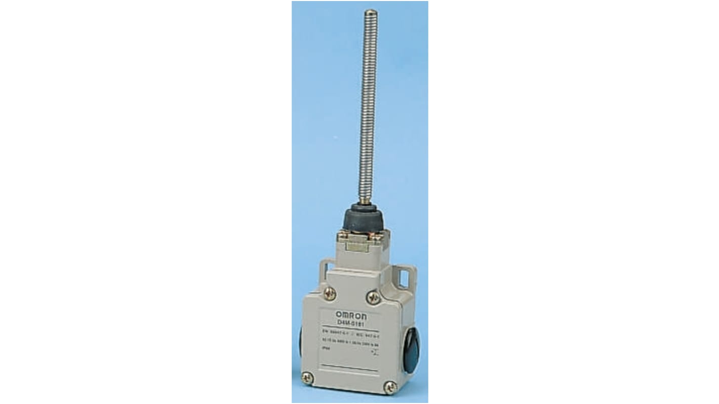 D4M5181 Omron Rod Limit Switch, NO/NC, IP66, Metal Housing, 400V ac