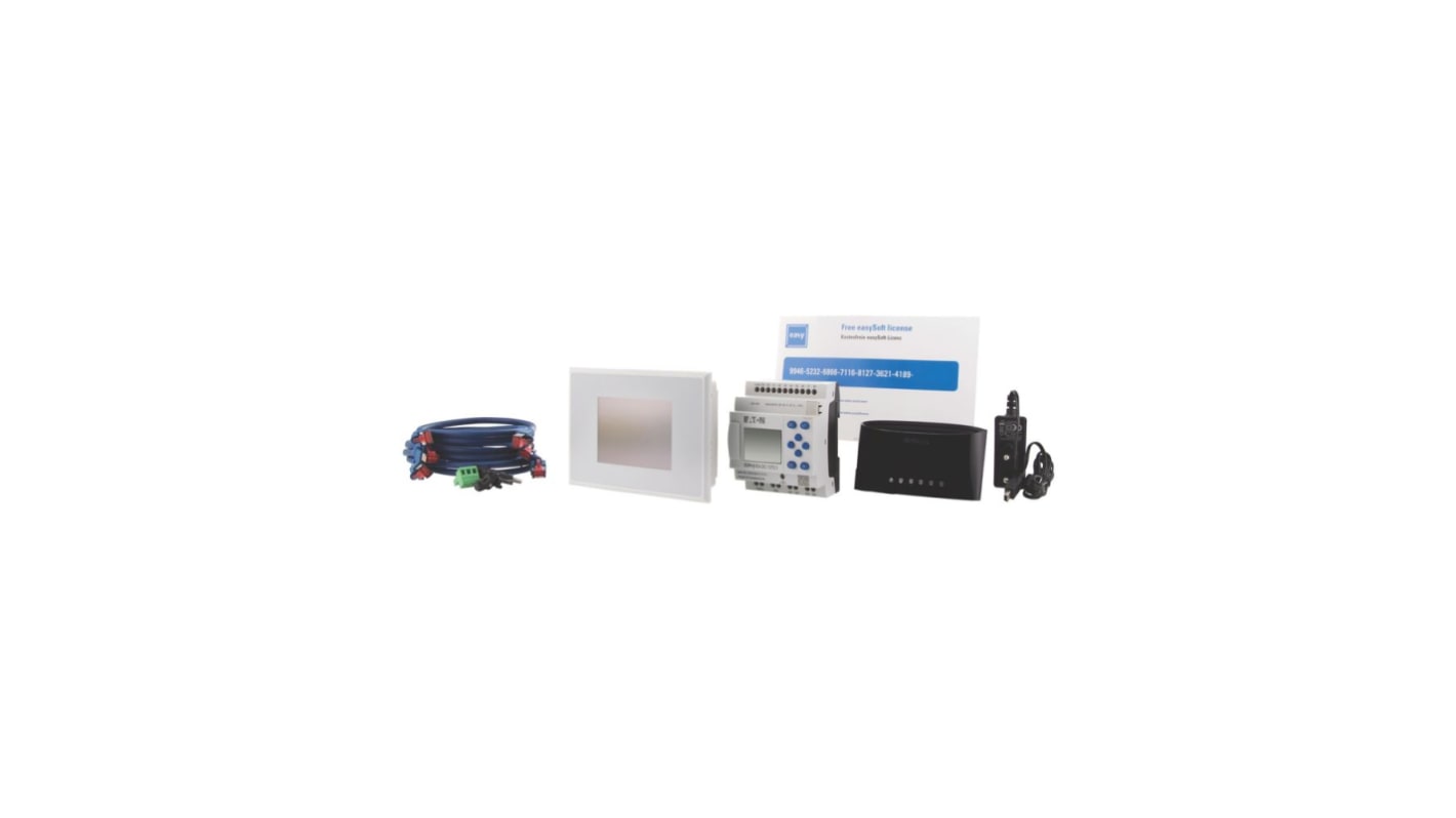 Eaton EasyE4 Starterkit, 8 Eing. / 8 Digitaleing. Relais Ausg.Typ Digital Eing.Typ 12 → 24 V