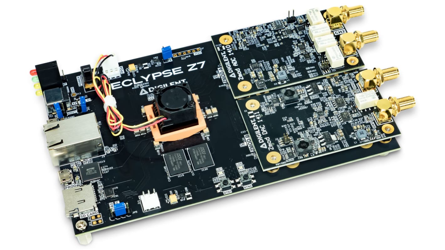 Kit de desarrollo FPGA Digilent Eclypse Z7 +Zmod DAC+ Zmod ADC de Digilent