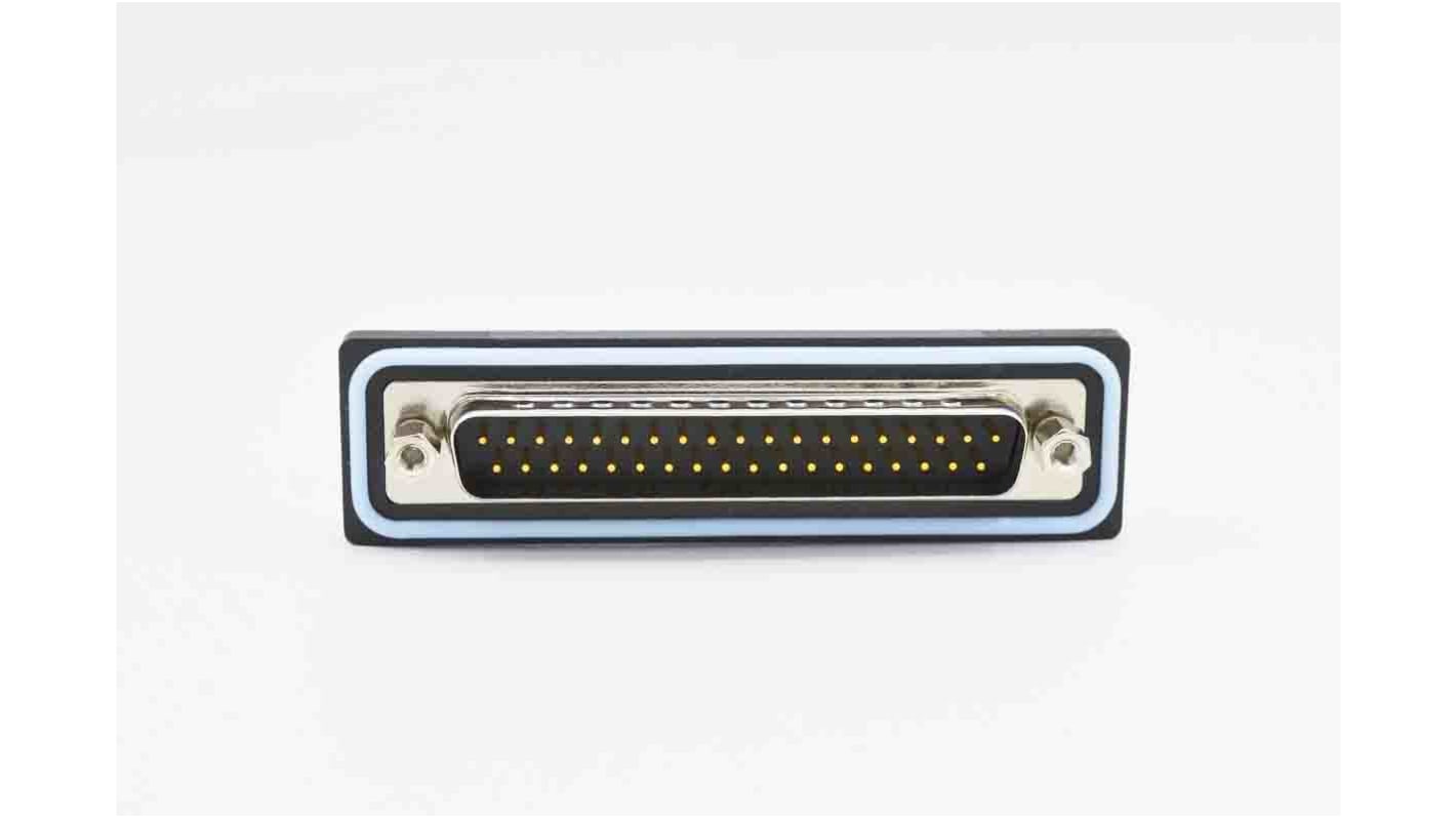 Norcomp CDFR 3 Way PCB D-sub Connector Plug, 6.85mm Pitch, with 4-40 Screw Locks