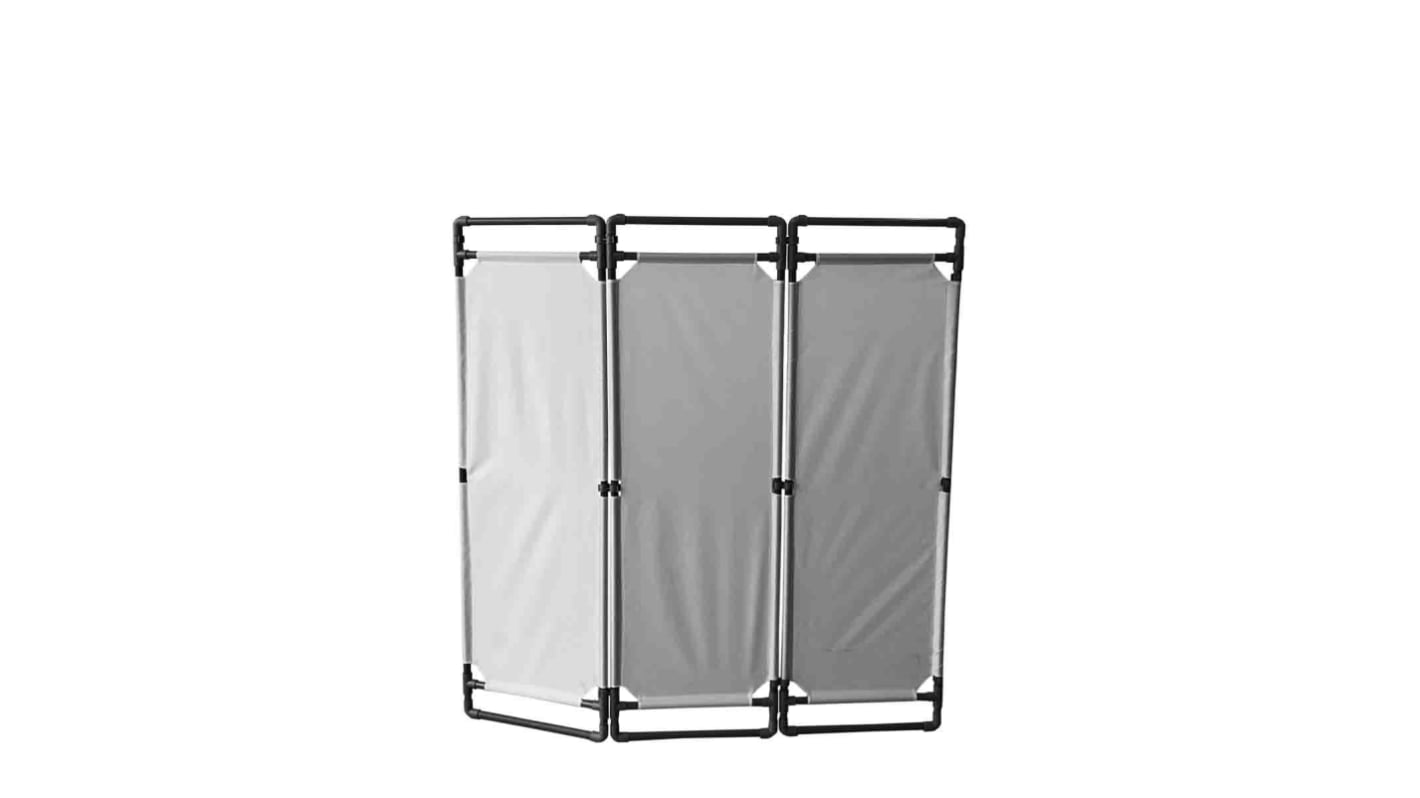 RS PRO Grey PVC Folding Barrier