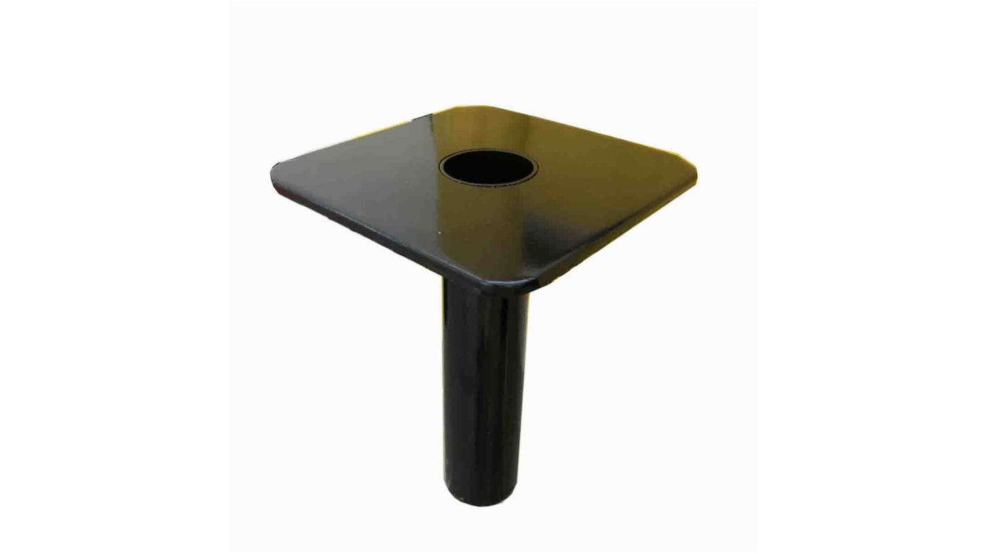 RS PRO Black Steel Barrier Base